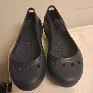 Womens CROCS Blue Slip-On Footwear Size W5